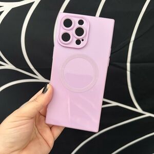 Iphone 14 Pro Max Square Purple case